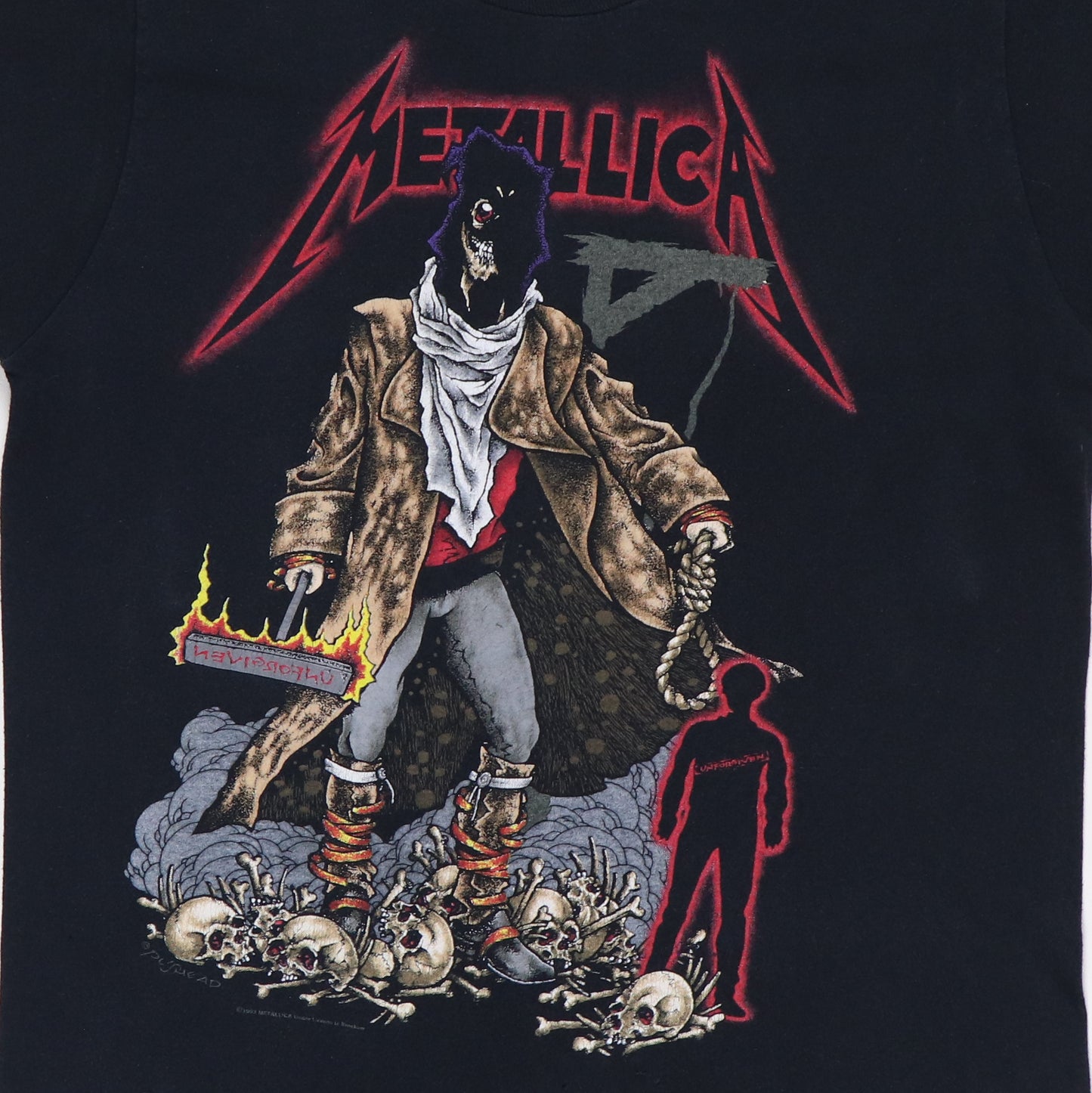 1992 Metallica Unforgiven Shirt