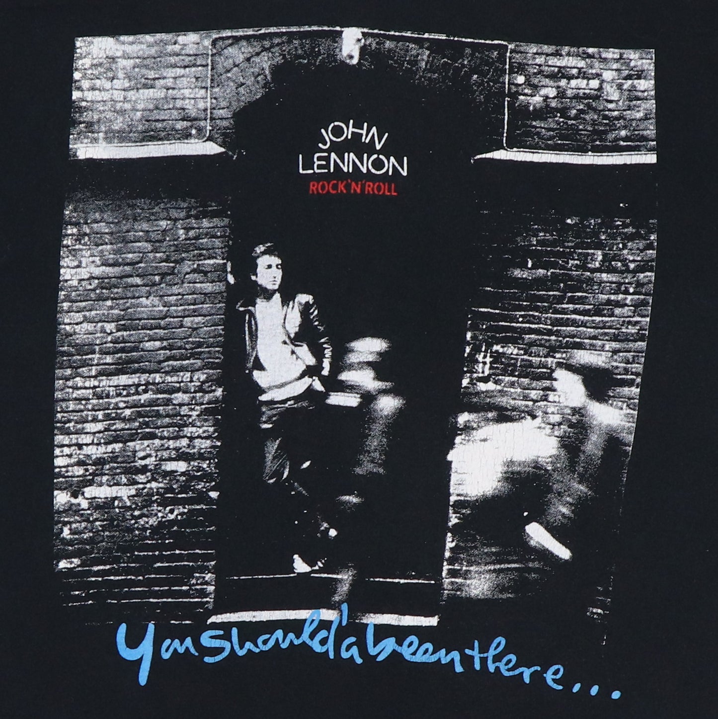 1990s John Lennon You Shoulda Been There Shirt Detail