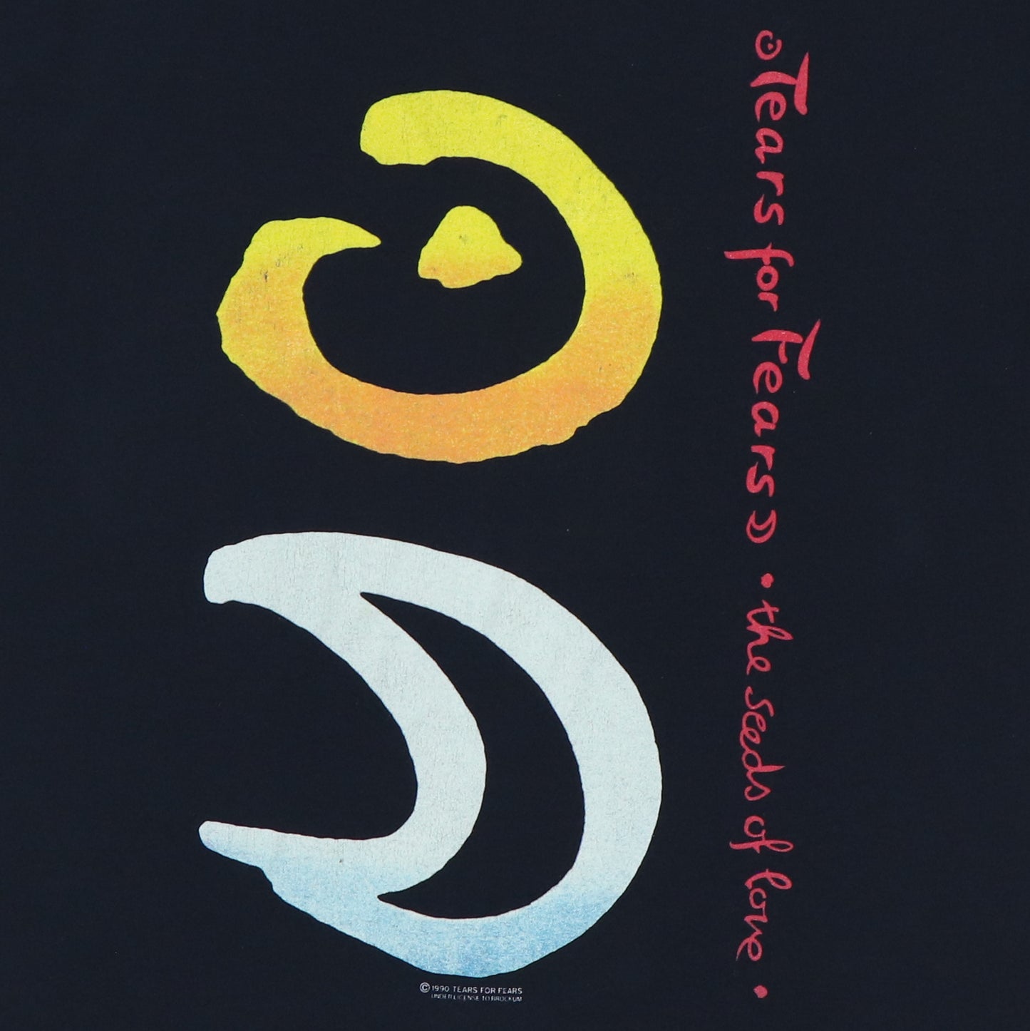 1990 Tears For Fears Seeds Of Love Tour Shirt