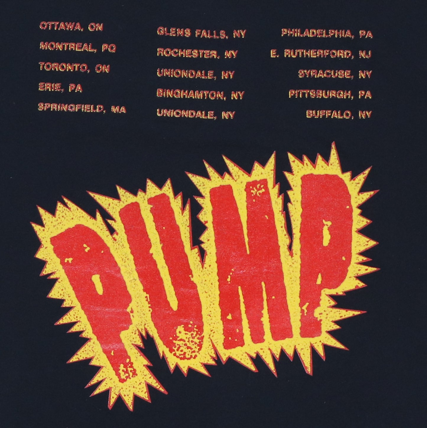 1989 Aerosmith Pump Tour Shirt