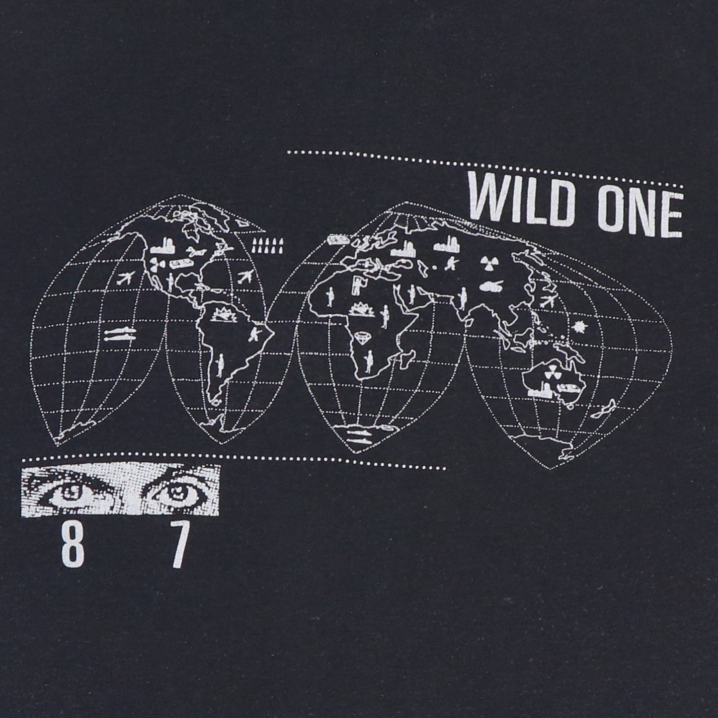 1987 Iggy Pop Wild One Tour Shirt