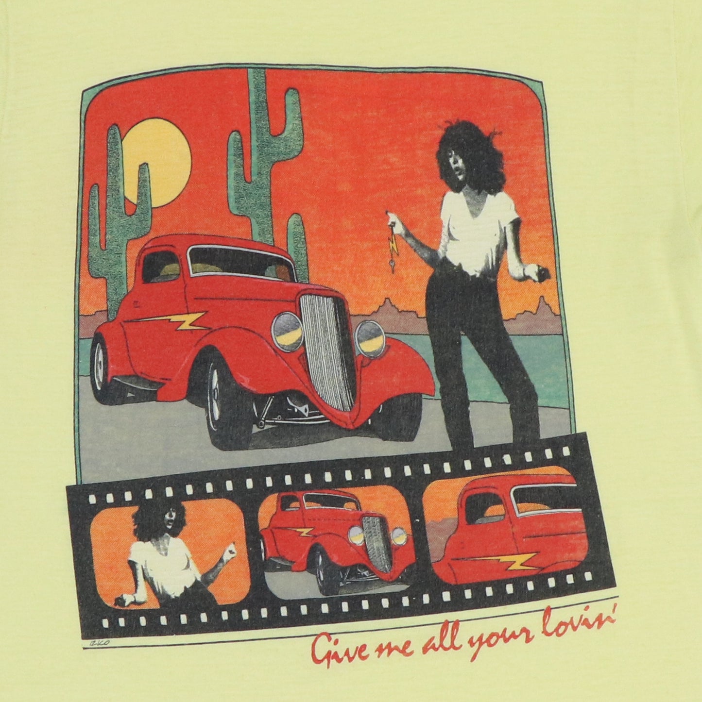 1983 ZZ Top Give Me All Your Lovin Shirt