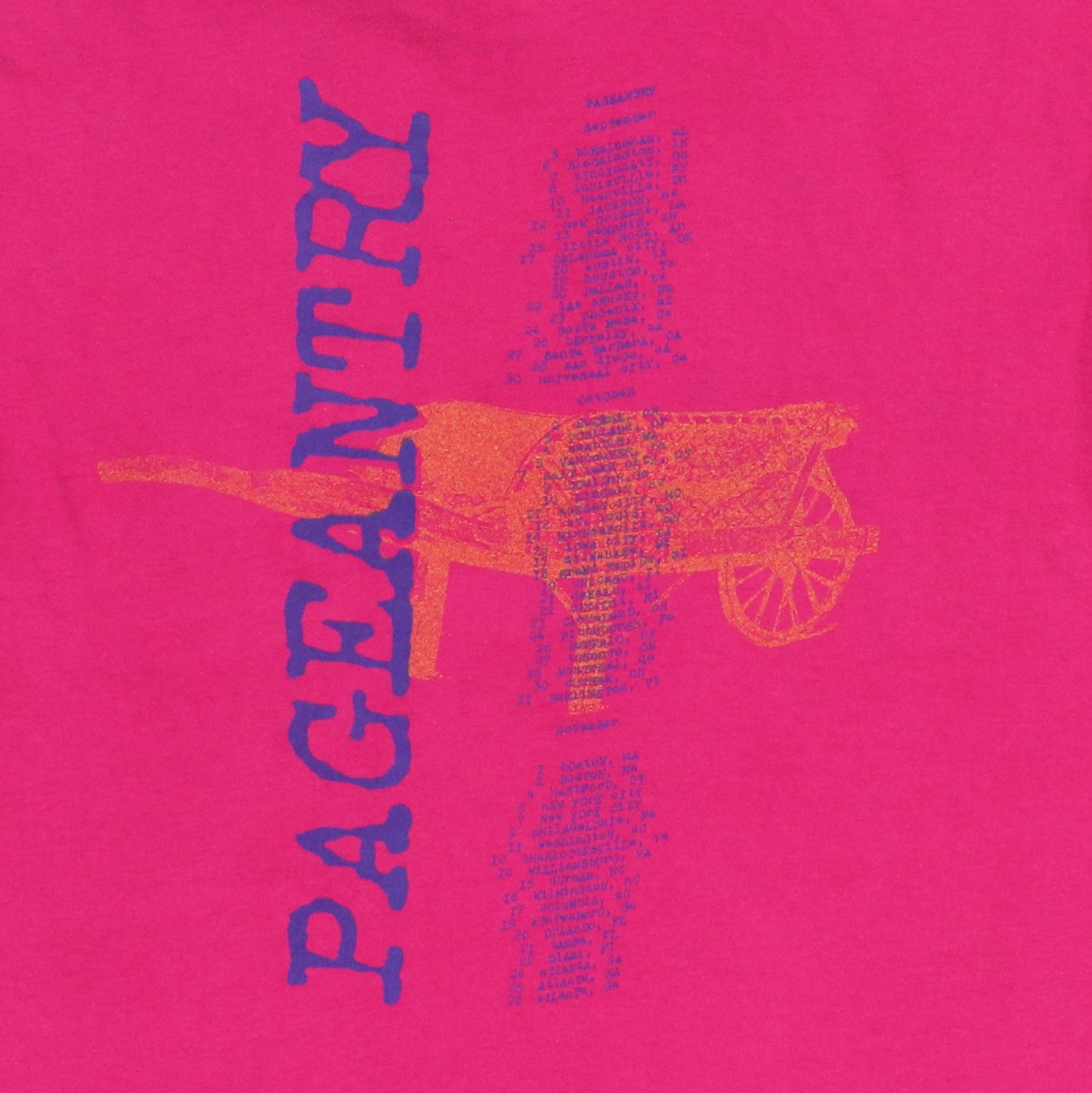 1986 REM Pageantry Tour Shirt