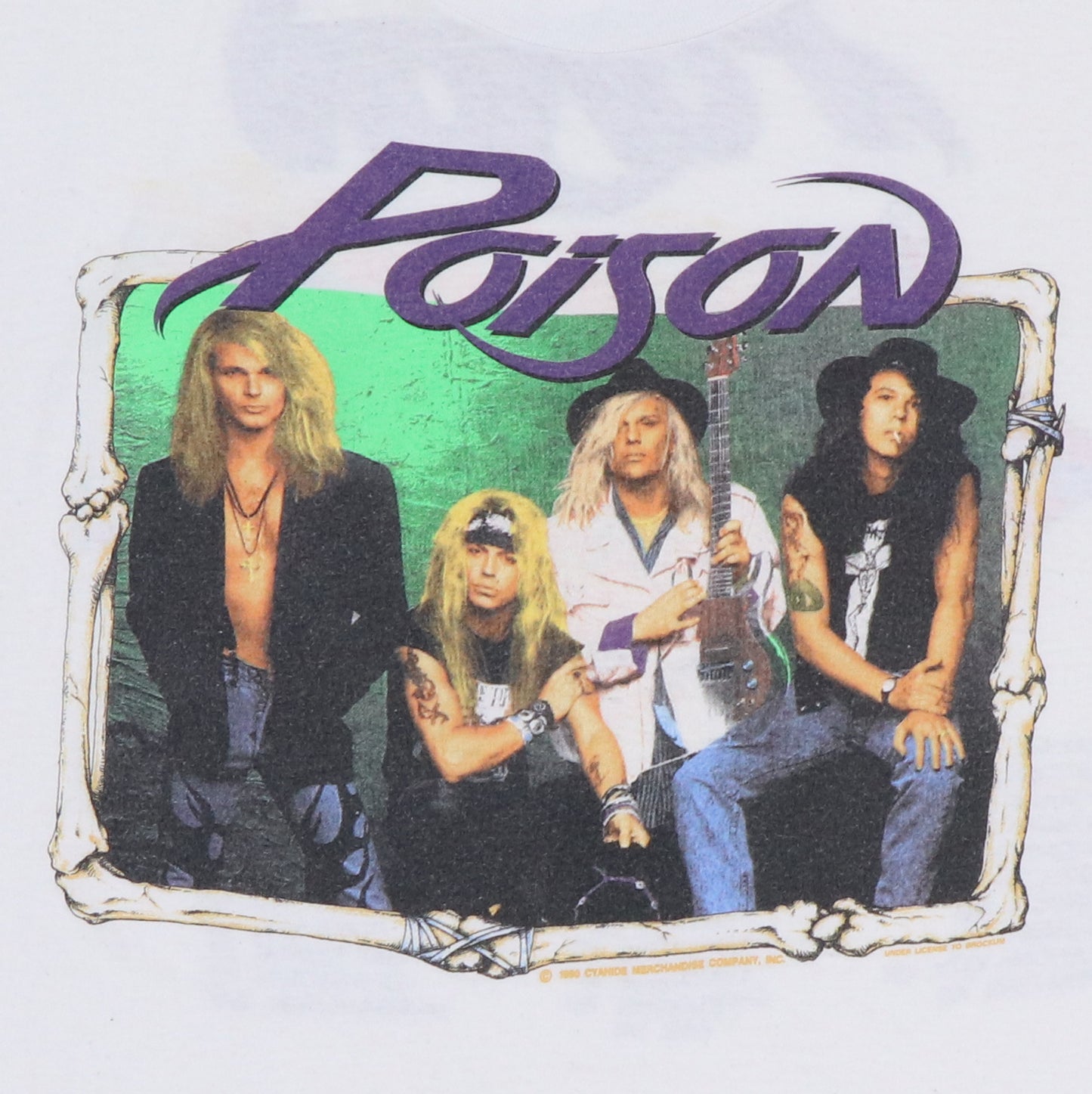 1990 Poison Flesh & Blood Tour Shirt