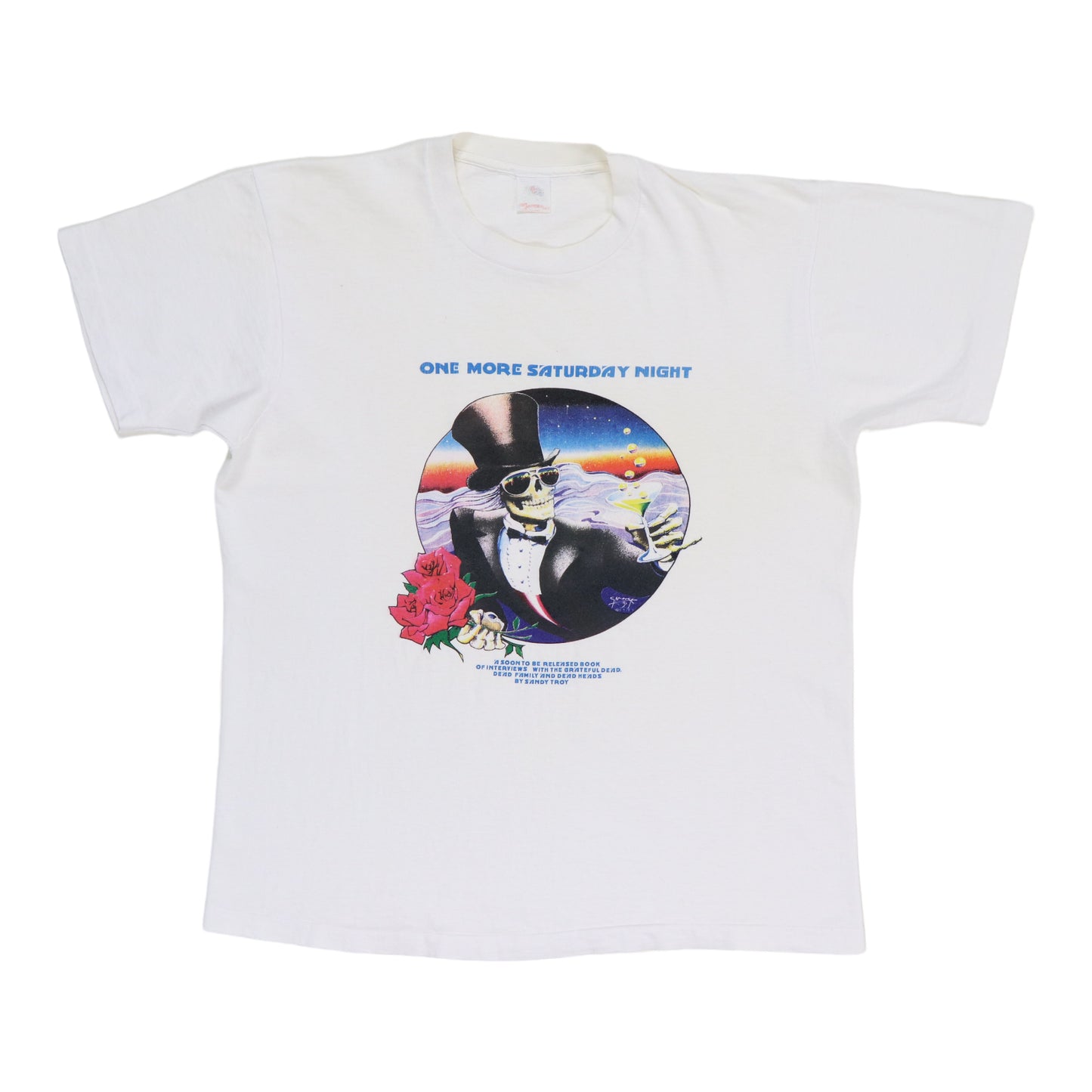 1991 Grateful Dead One More Saturday Night Book Shirt