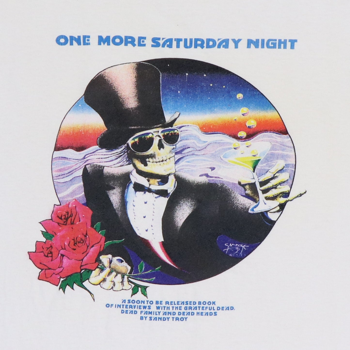 1991 Grateful Dead One More Saturday Night Book Shirt