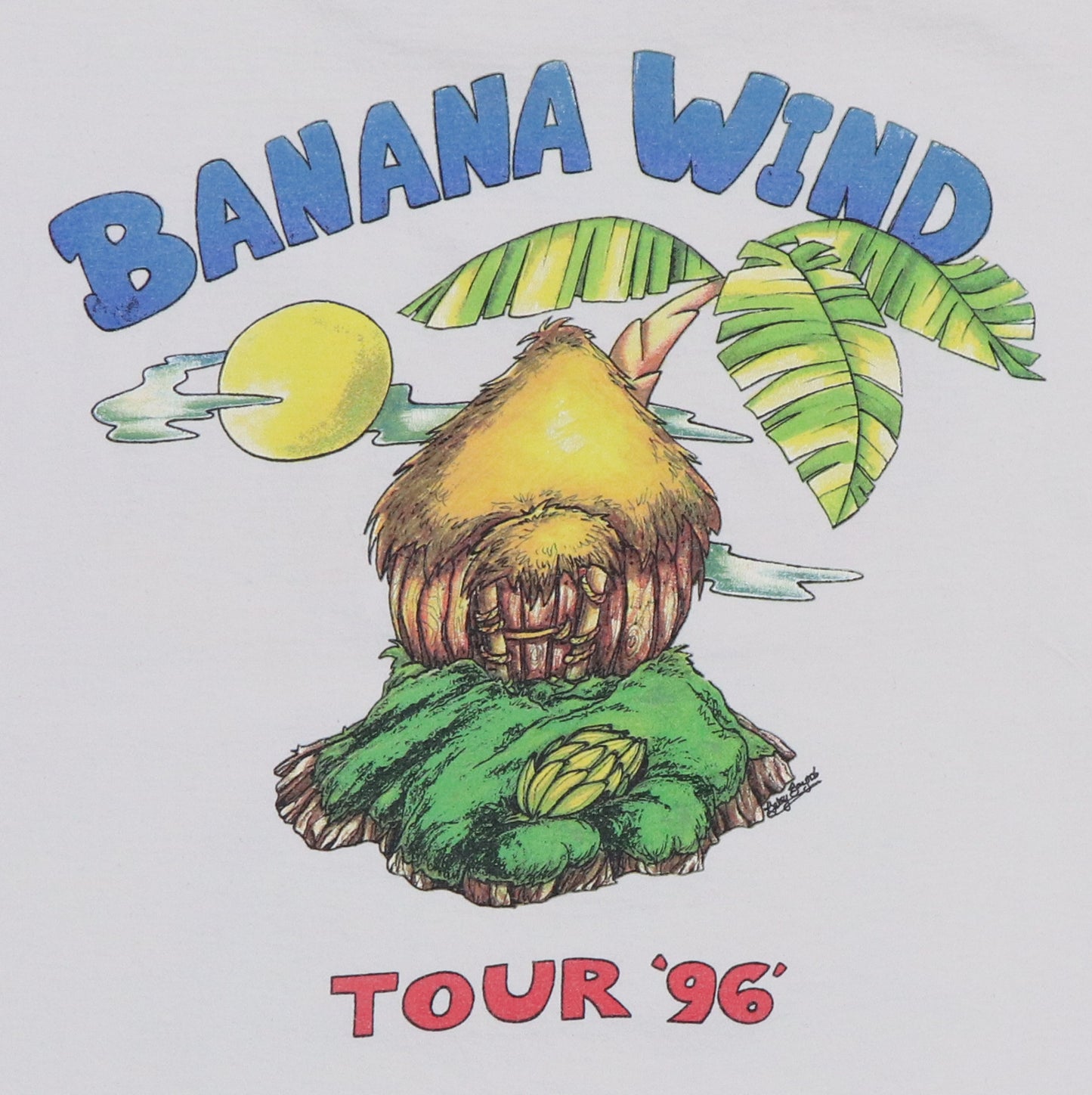 1996 Jimmy Buffett Banana Wind Tour Shirt