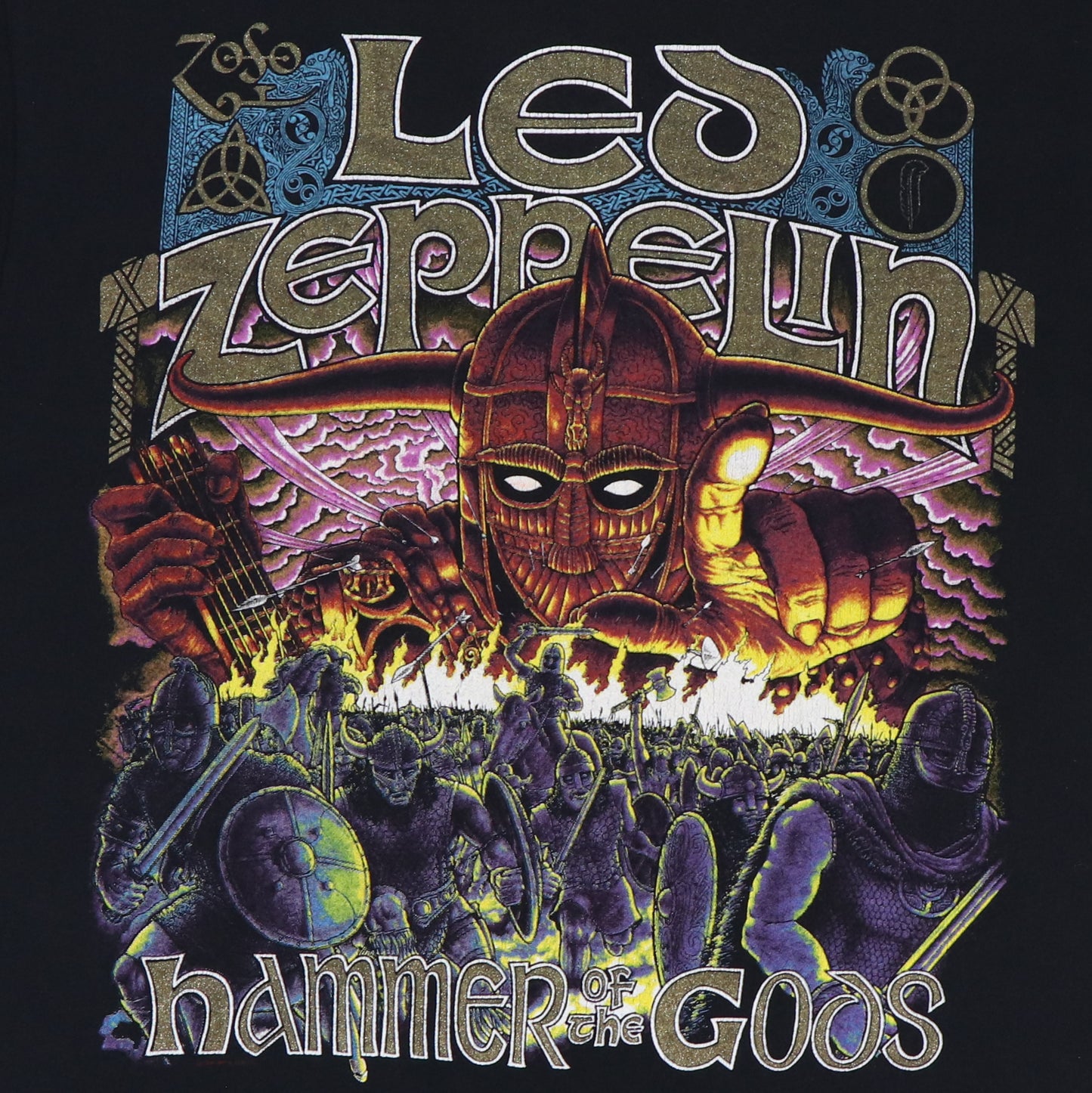 1999 Led Zeppelin Hammer Of The Gods Long Sleeve Shirt