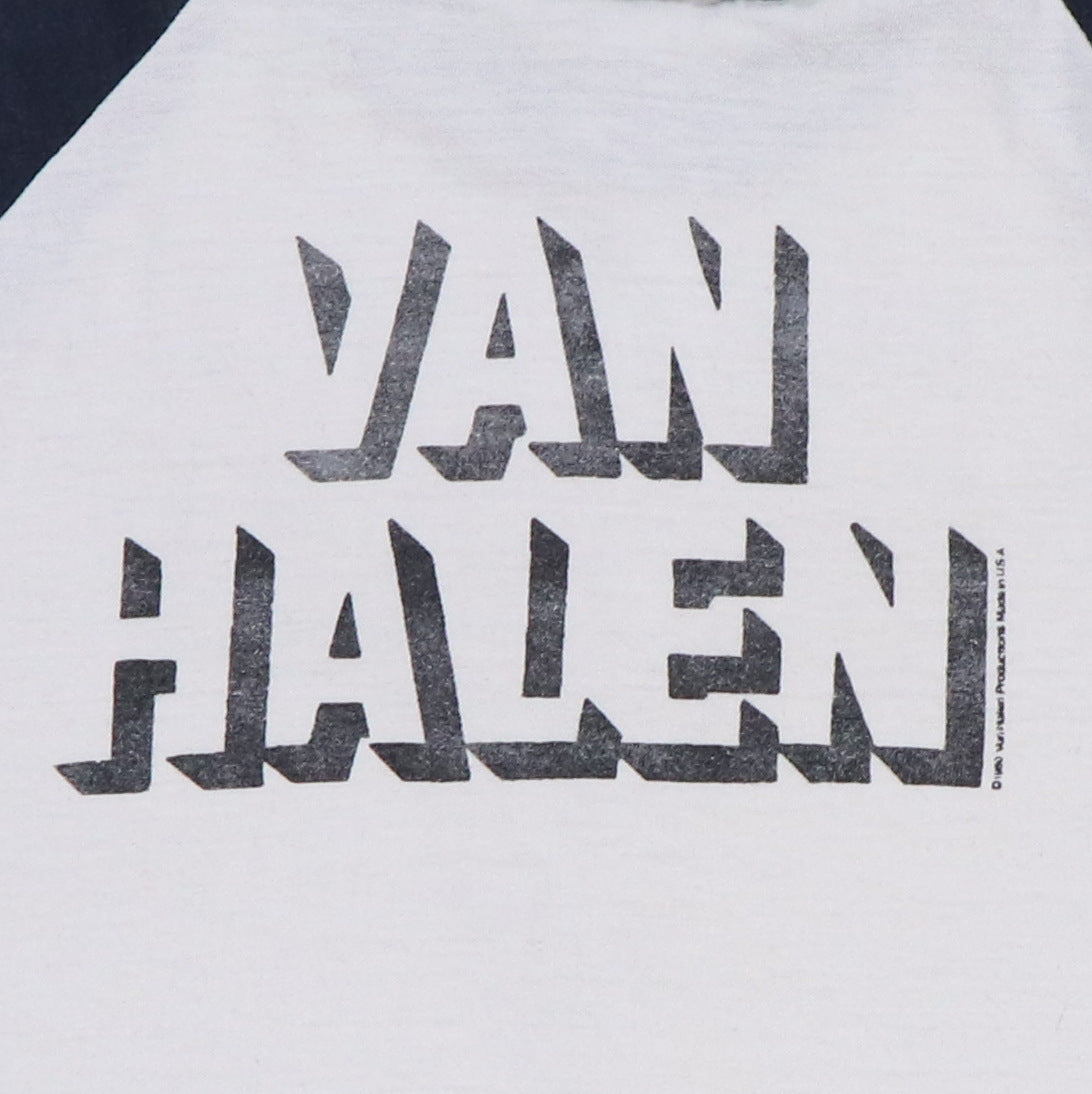 1980 Van Halen Invasion Tour Jersey Shirt