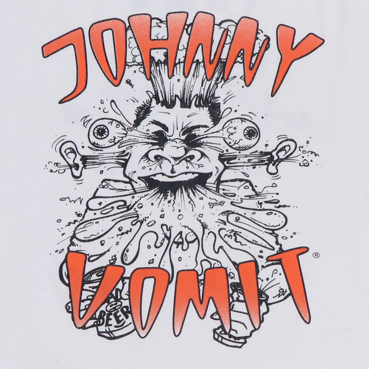 1990s Johnny Vomit Shirt Detail