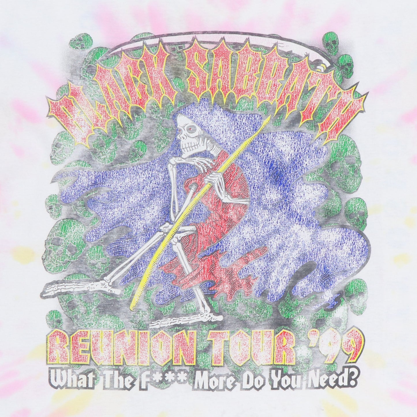1999 Black Sabbath Tie Dye Tour Shirt