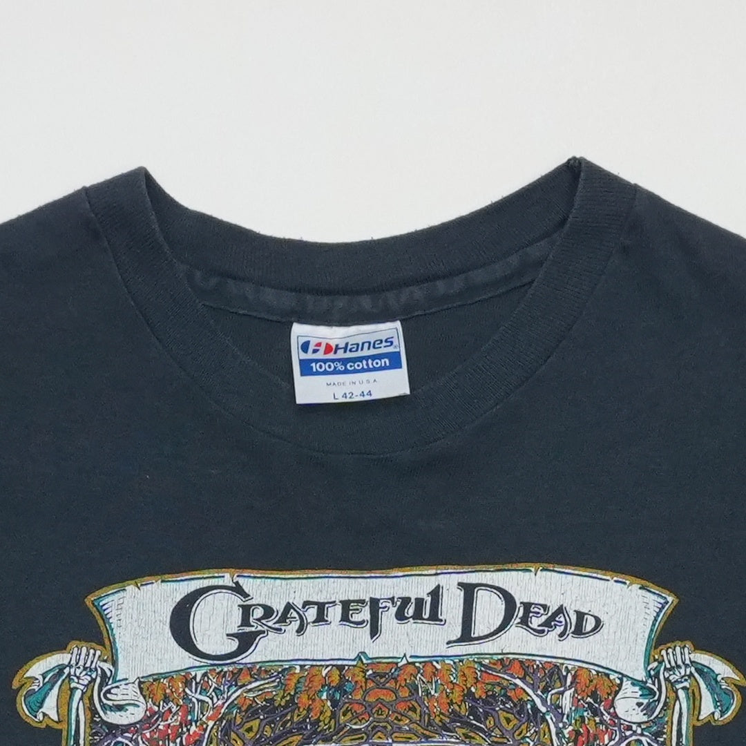 1985 Grateful Dead Fall Tour Shirt Tag