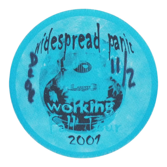 2001 Widespread Panic Fall Tour 2001 Working Backstage Pass - front
