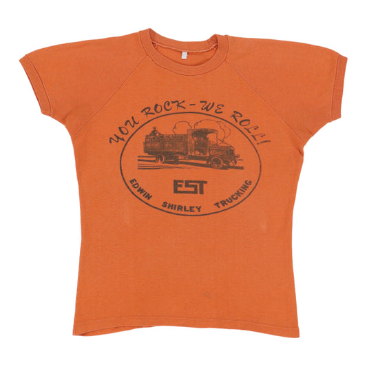 1970s Warner Brothers Music Show Ediwn Shirley Trucking Shirt