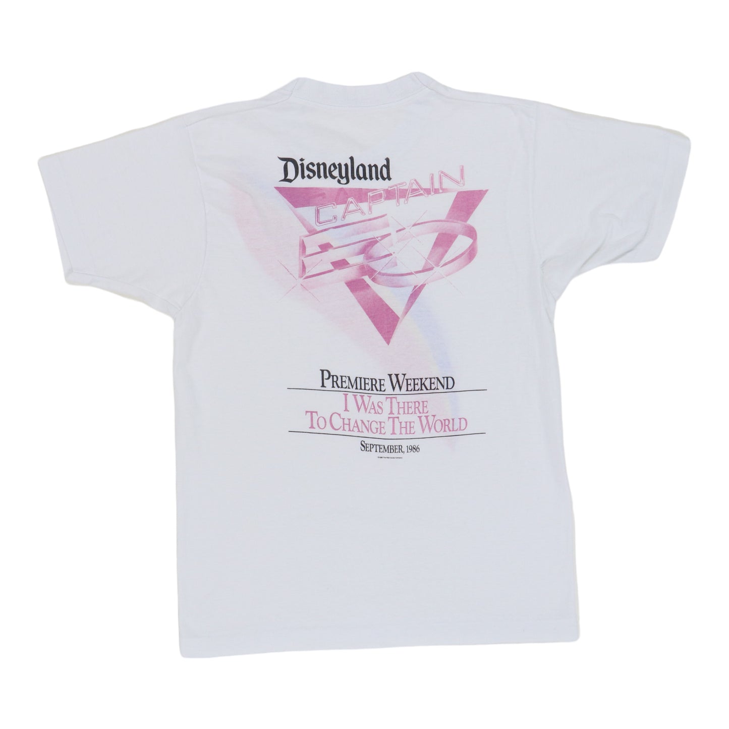 1986 Michael Jackson Captain EO Disneyland Shirt