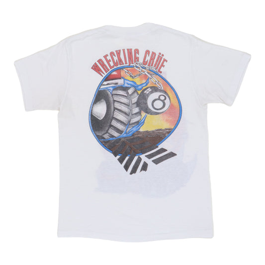 1986 Motley Crue Wrecking Crue Tour Shirt Back