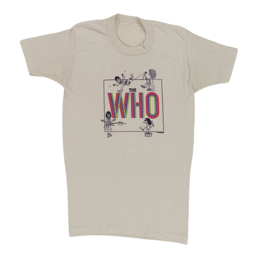 1975 The Who By Numbers MCA Records Promo Shirt