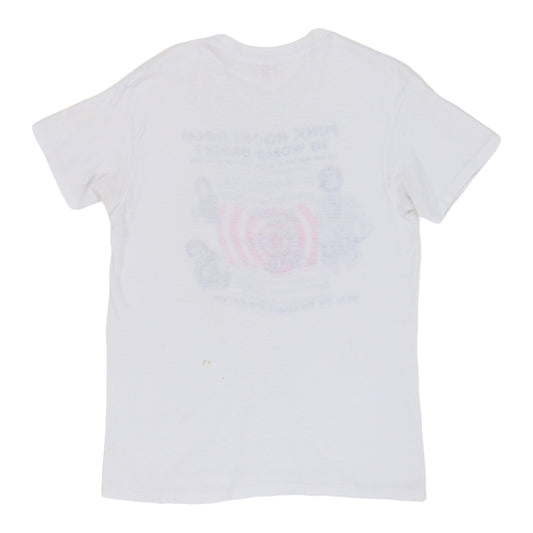 1970s Punk Rock Threat To World Order Shirt Back