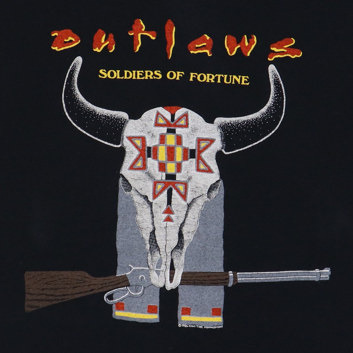 1986 Outlaws Soldiers Of Fortune Shirt