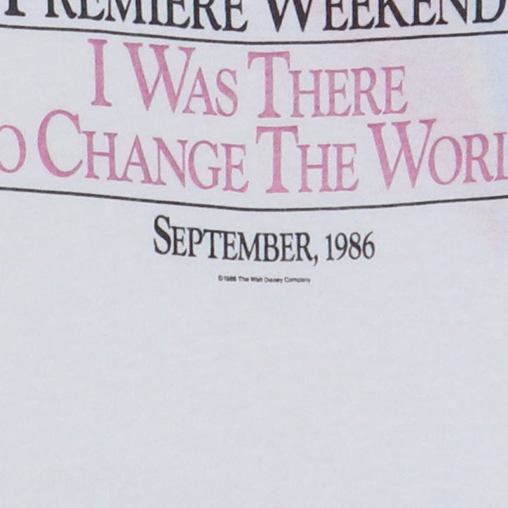 1986 Michael Jackson Captain EO Disneyland Shirt