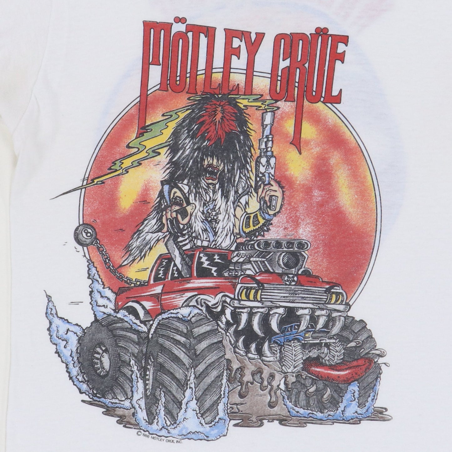 1986 Motley Crue Wrecking Crue Tour Shirt