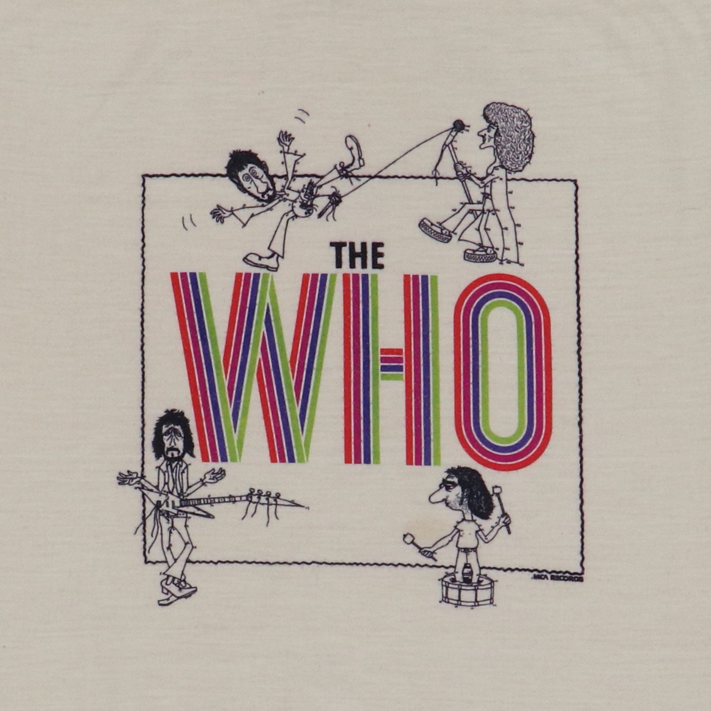 1975 The Who By Numbers MCA Records Promo Shirt