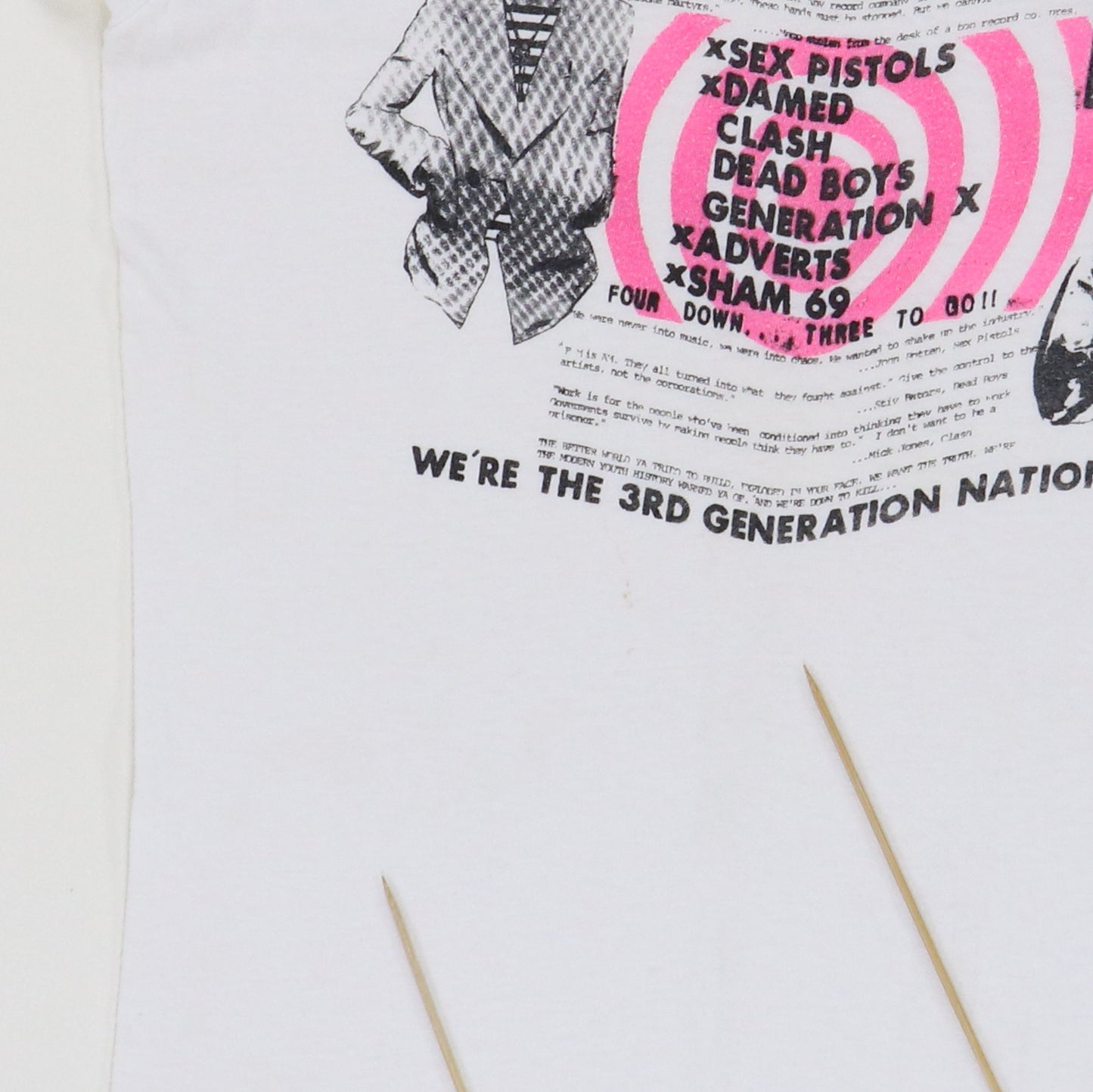 1970s Punk Rock Threat To World Order Shirt