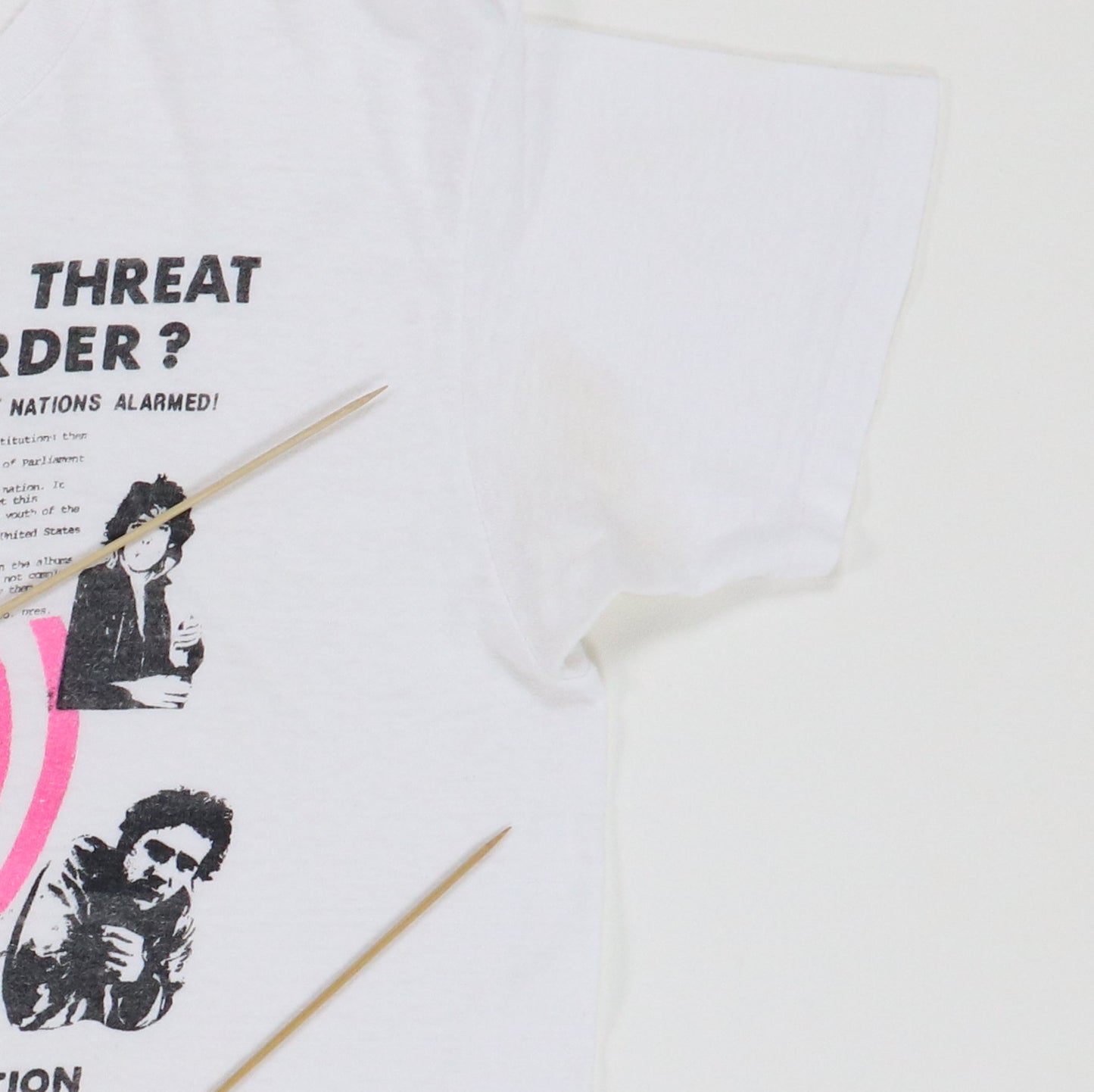 1970s Punk Rock Threat To World Order Shirt