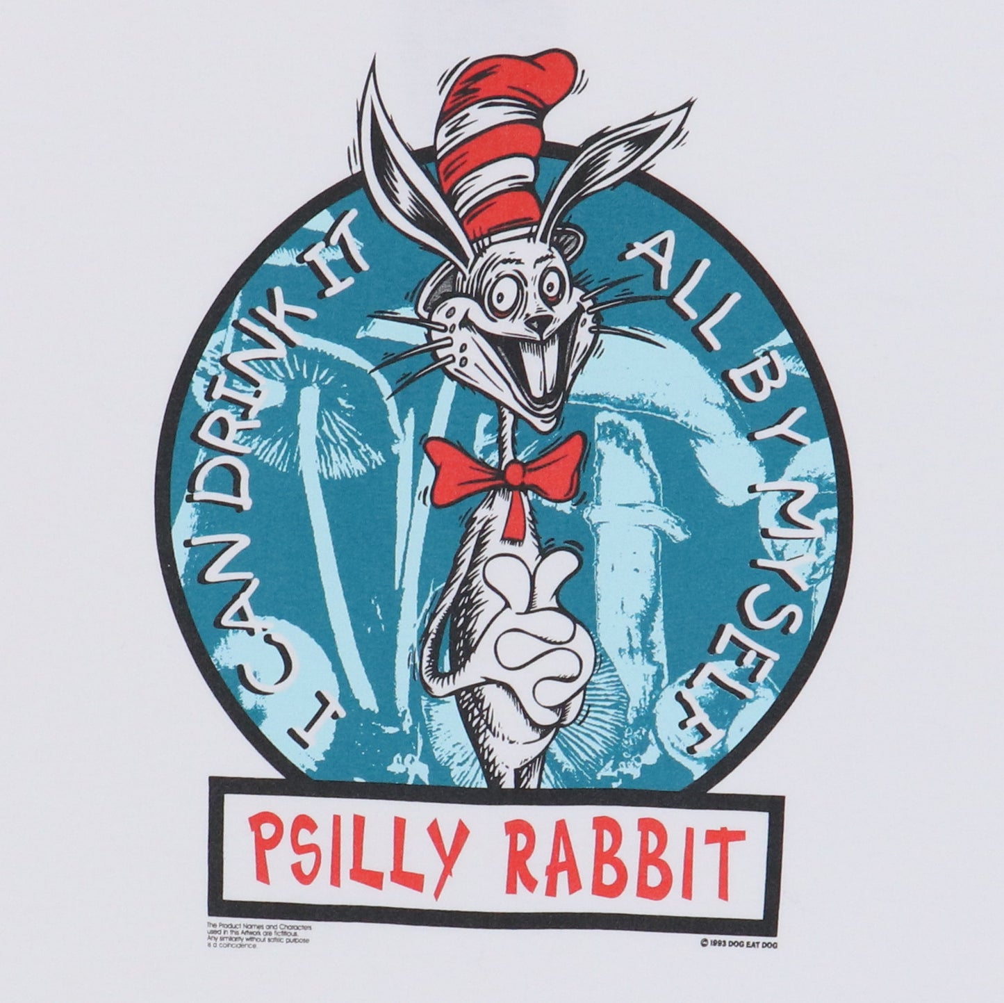 1993 Psilly Rabbit Dog Eat Dog Shirt