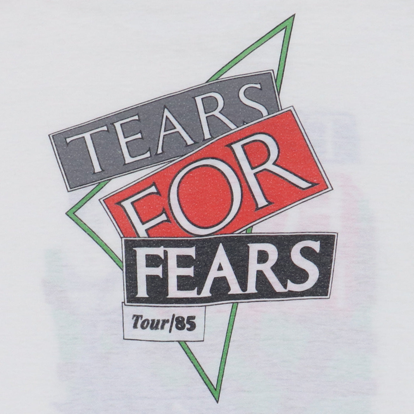 1985 Tears For Fears Tour Shirt