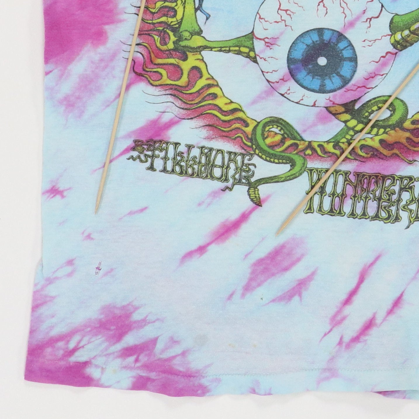 1970s Jimi Hendrix Fillmore Winterland Tie Dye Shirt