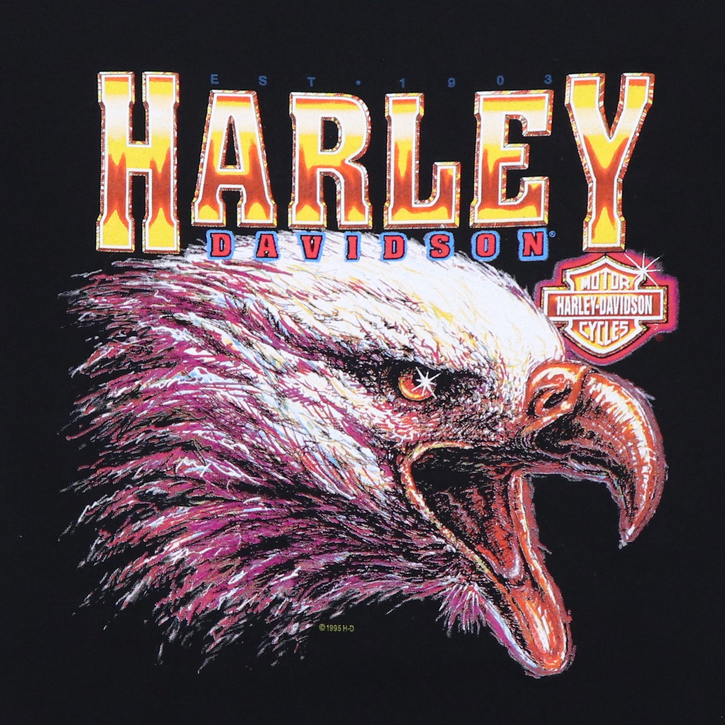 1995 Harley Davidson Buffalo Shirt