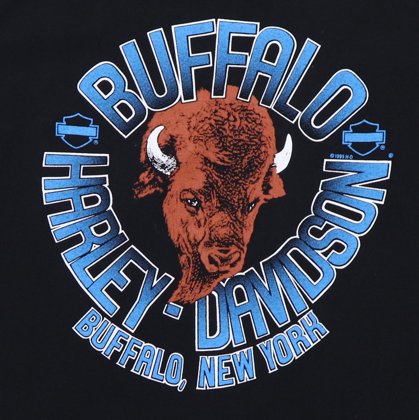 1995 Harley Davidson Buffalo Shirt