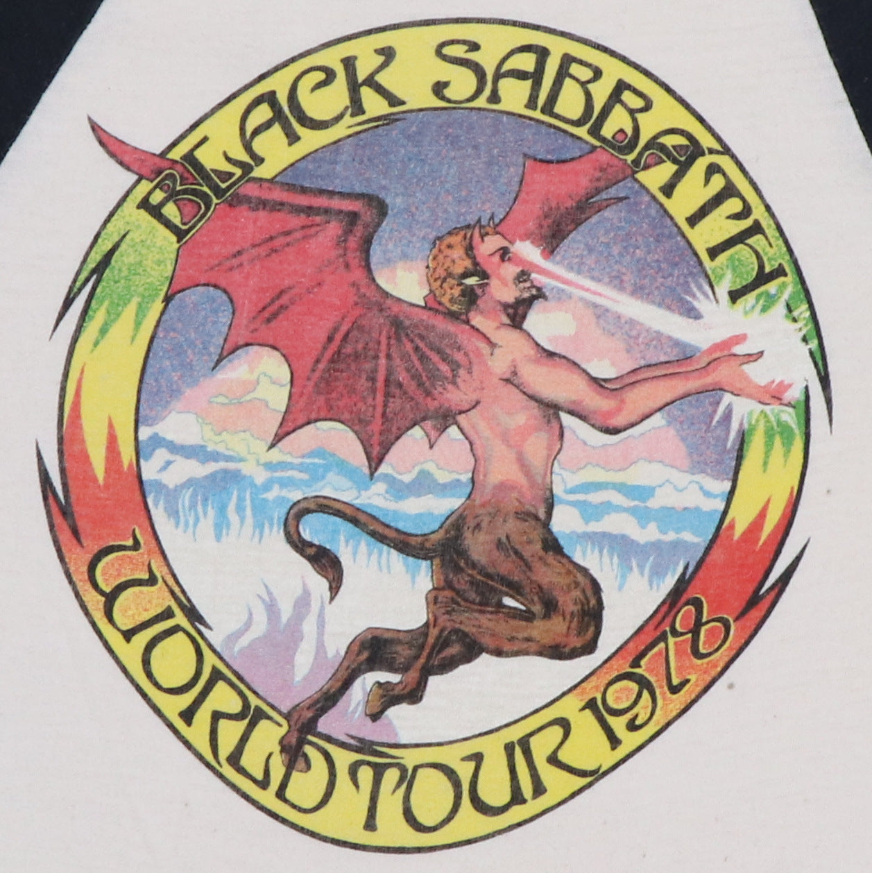 1978 Black Sabbath World Tour Jersey Shirt