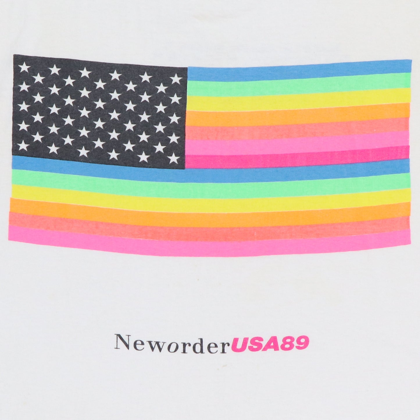 1989 New Order Technique Tour Shirt