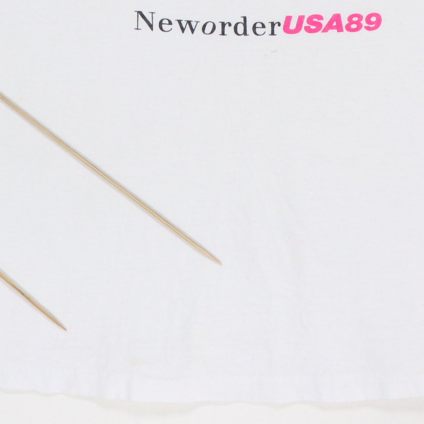 1989 New Order Technique Tour Shirt