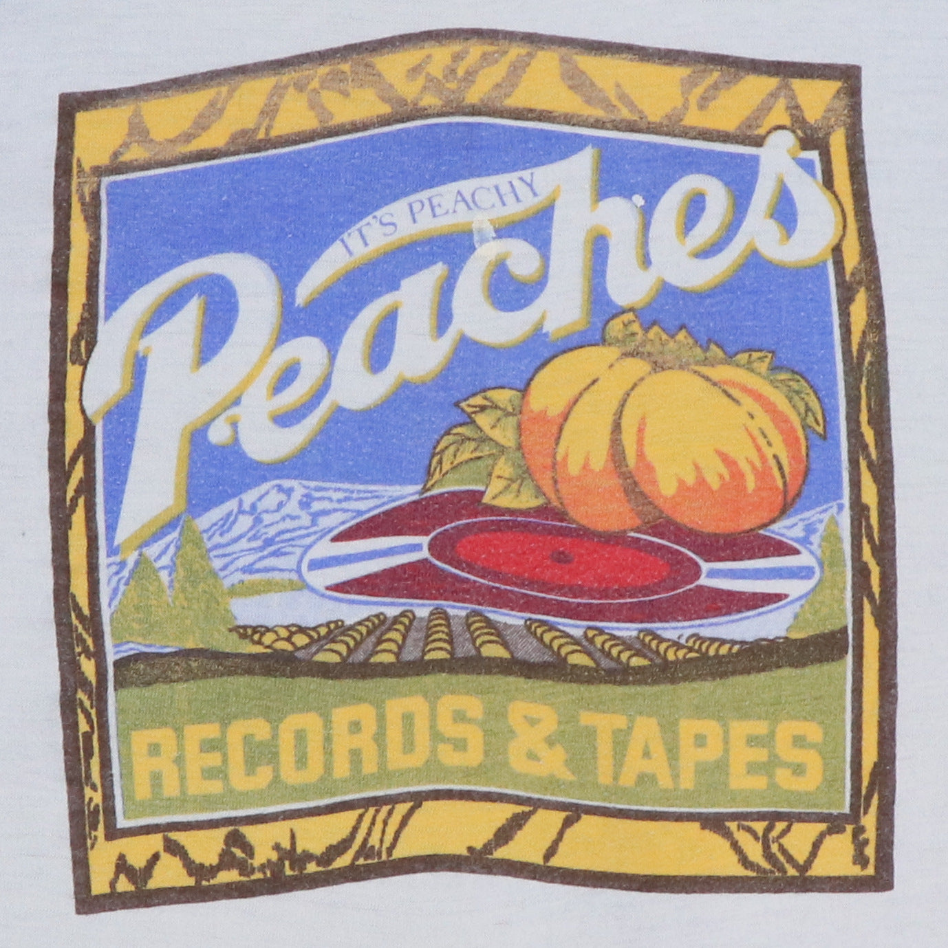 1970s Peaches Records & Tapes Jersey Shirt