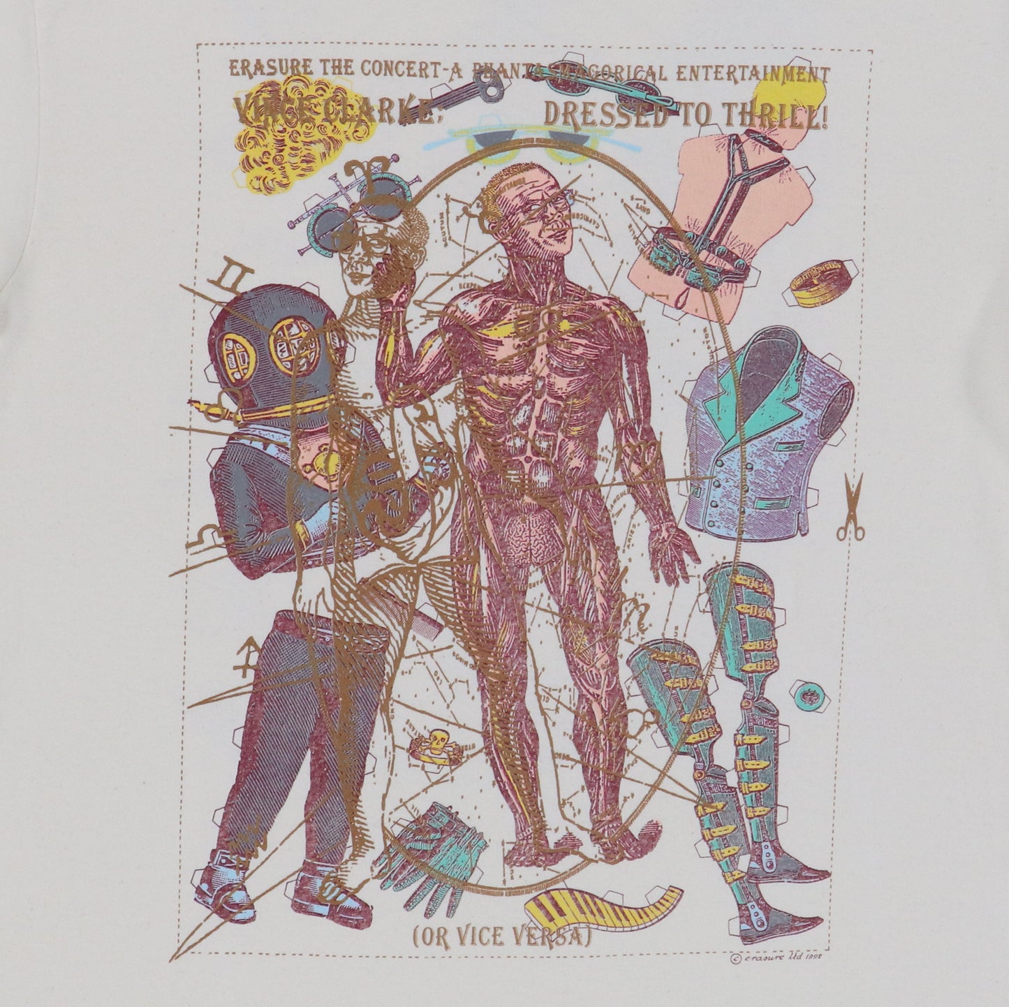 1993 Erasure Dressed To Thrill Shirt