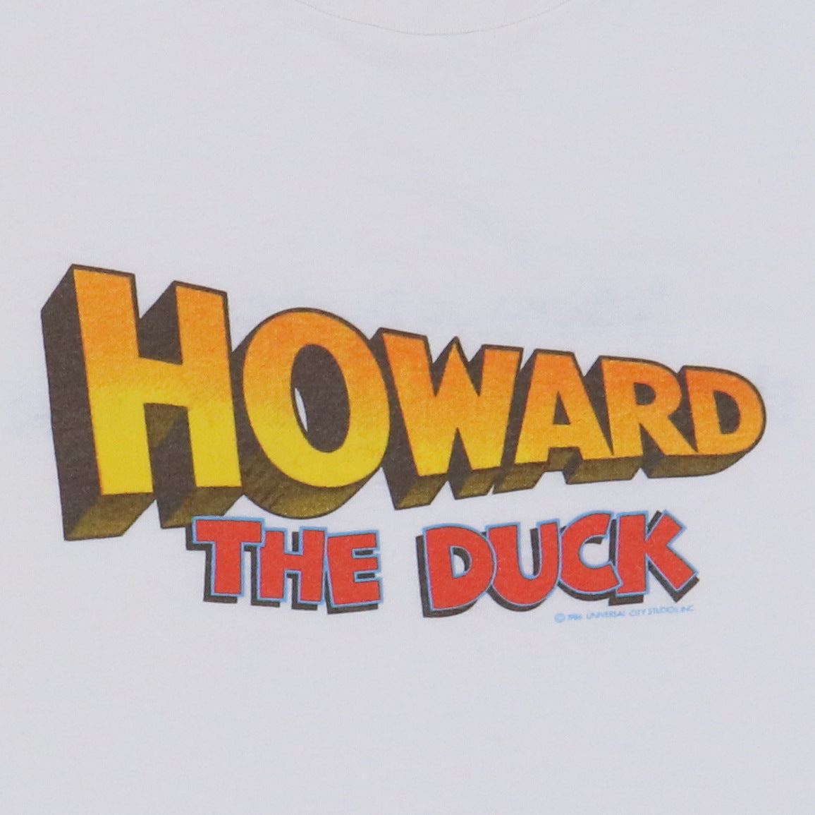 1986 Howard The Duck Movie Promo Shirt