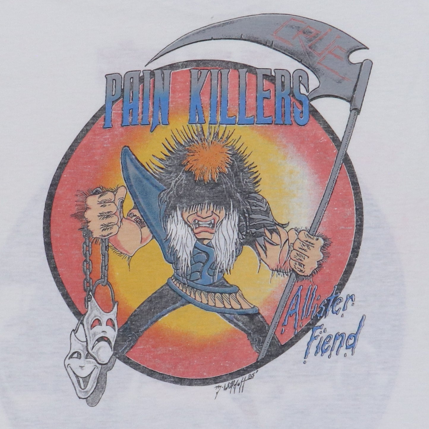 1985 Motley Crue Pain Killers Shirt