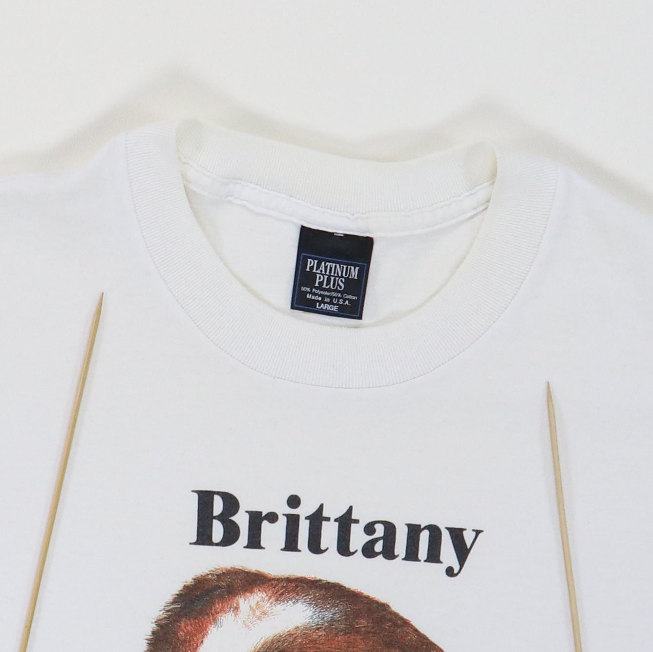 1990s Brittany Spaniel Dog Shirt