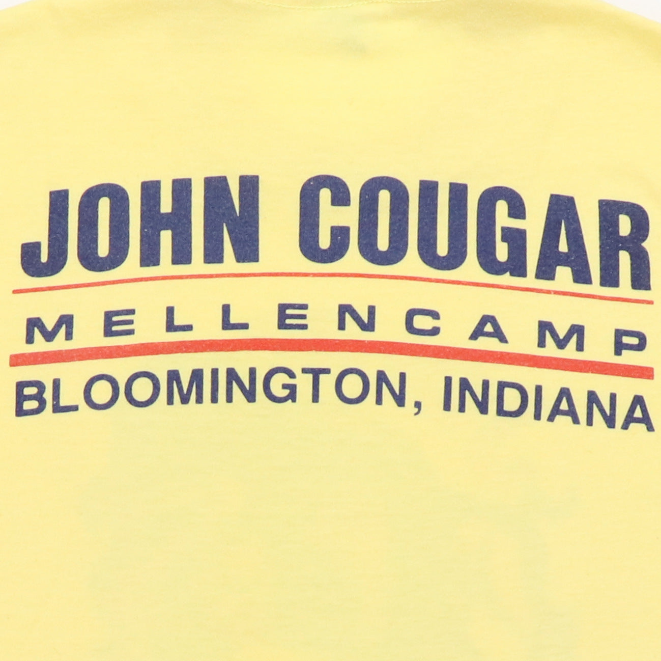 1983 John Couger Mellencamp Tour Shirt