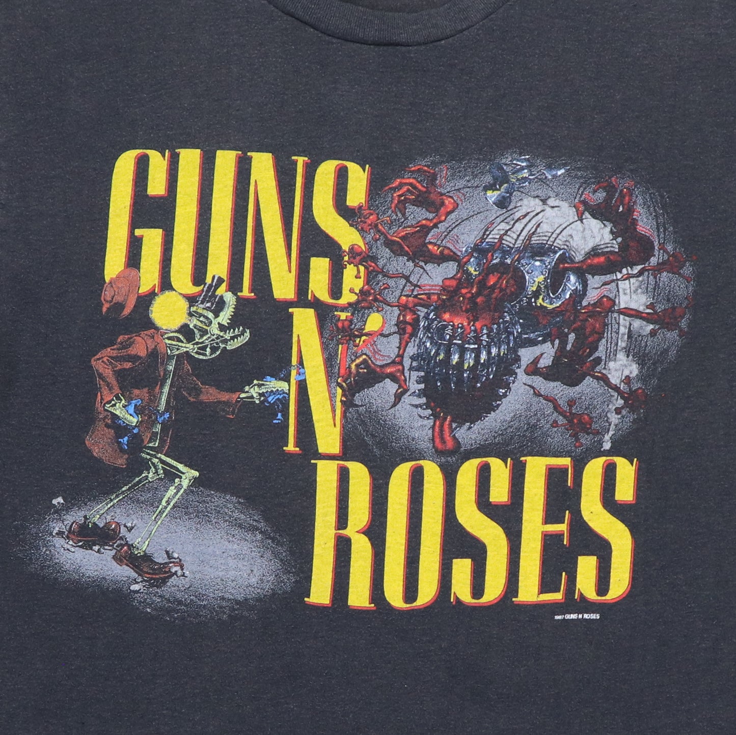 1987 Guns N Roses Appetite For Destruction Tour Shirt