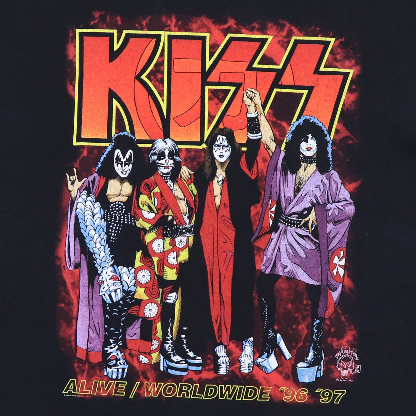 1996 Kiss Rocks Japan Tour Shirt