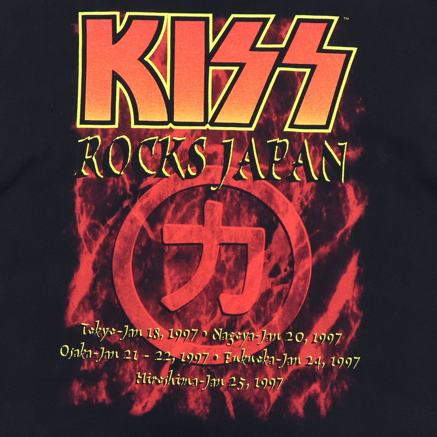 1996 Kiss Rocks Japan Tour Shirt