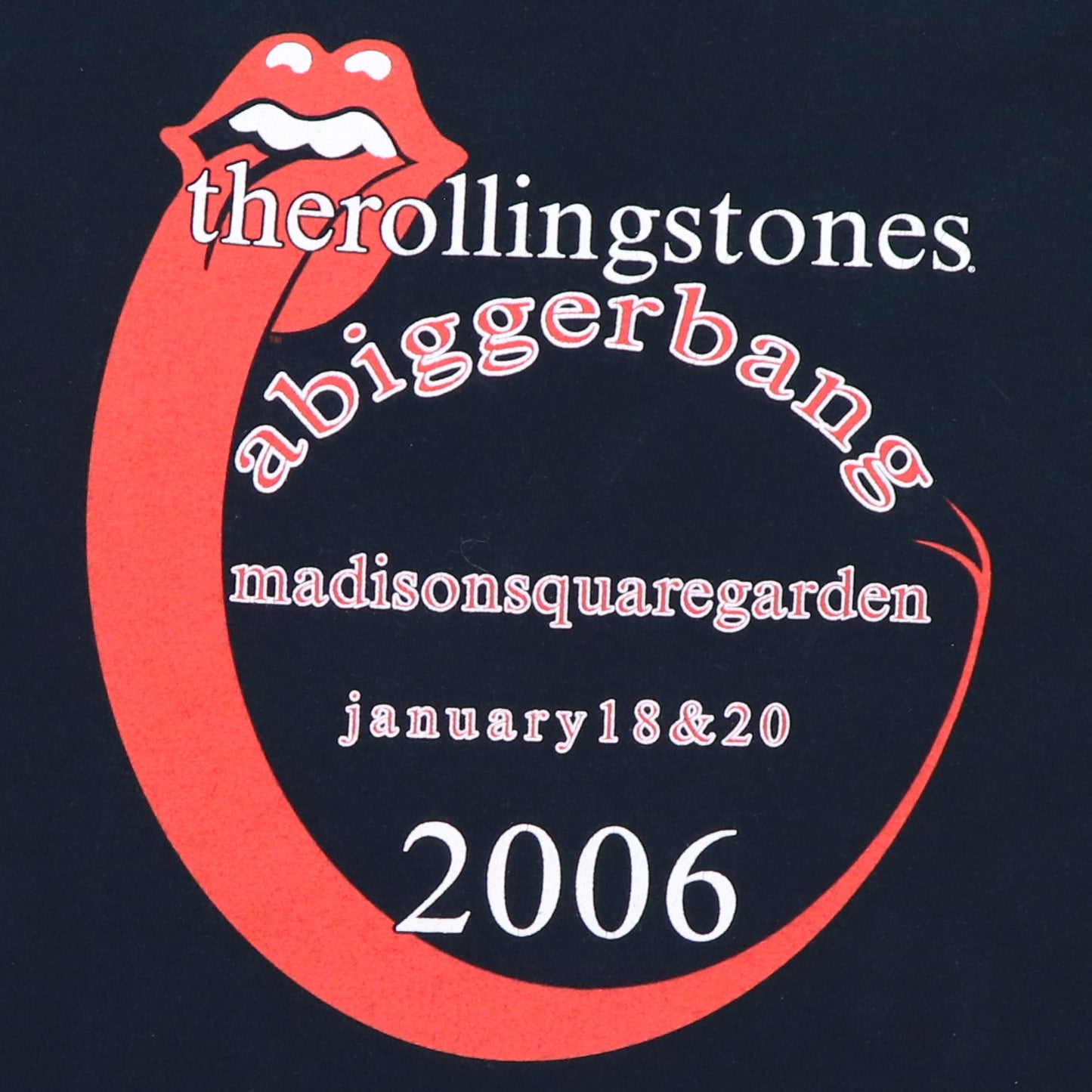 2006 Rolling Stones Bigger Bang Tour Long Sleeve Shirt