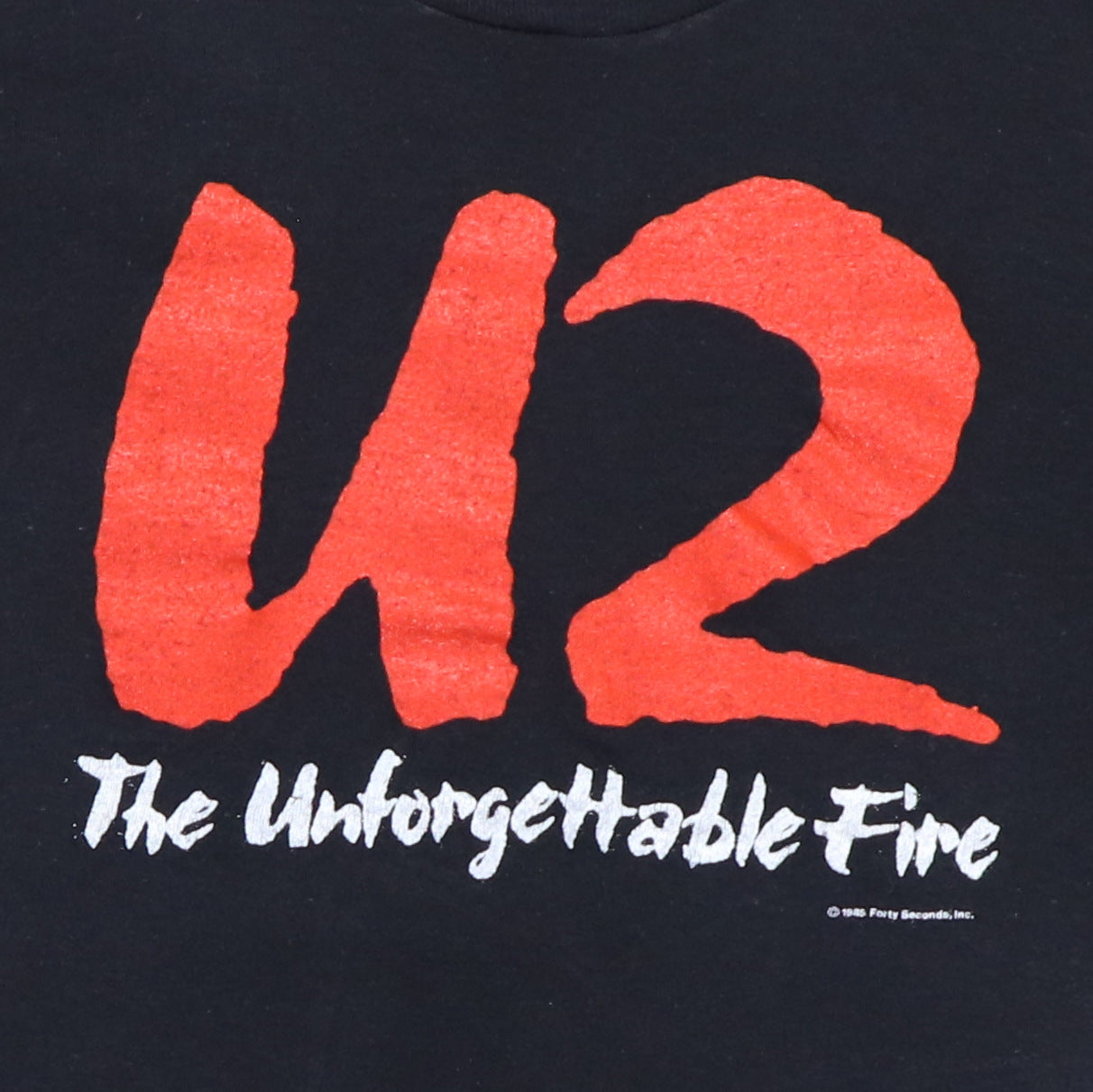 1985 U2 Unforgetable Fire Shirt