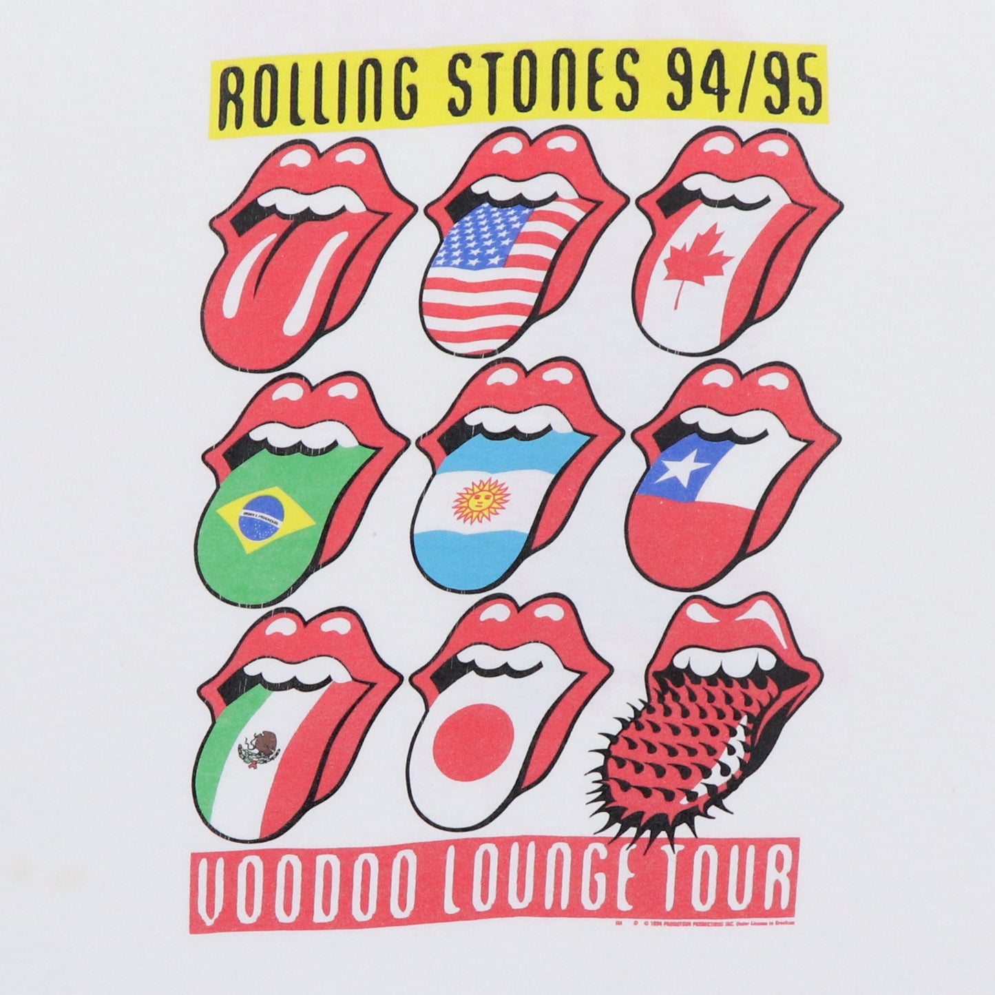 1994 Rolling Stones Voodoo Lounge Tour Shirt