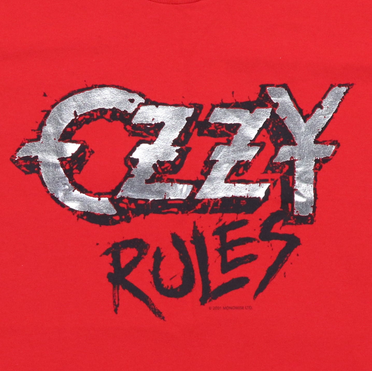 2001 Ozzy Osbourne Rules Shirt