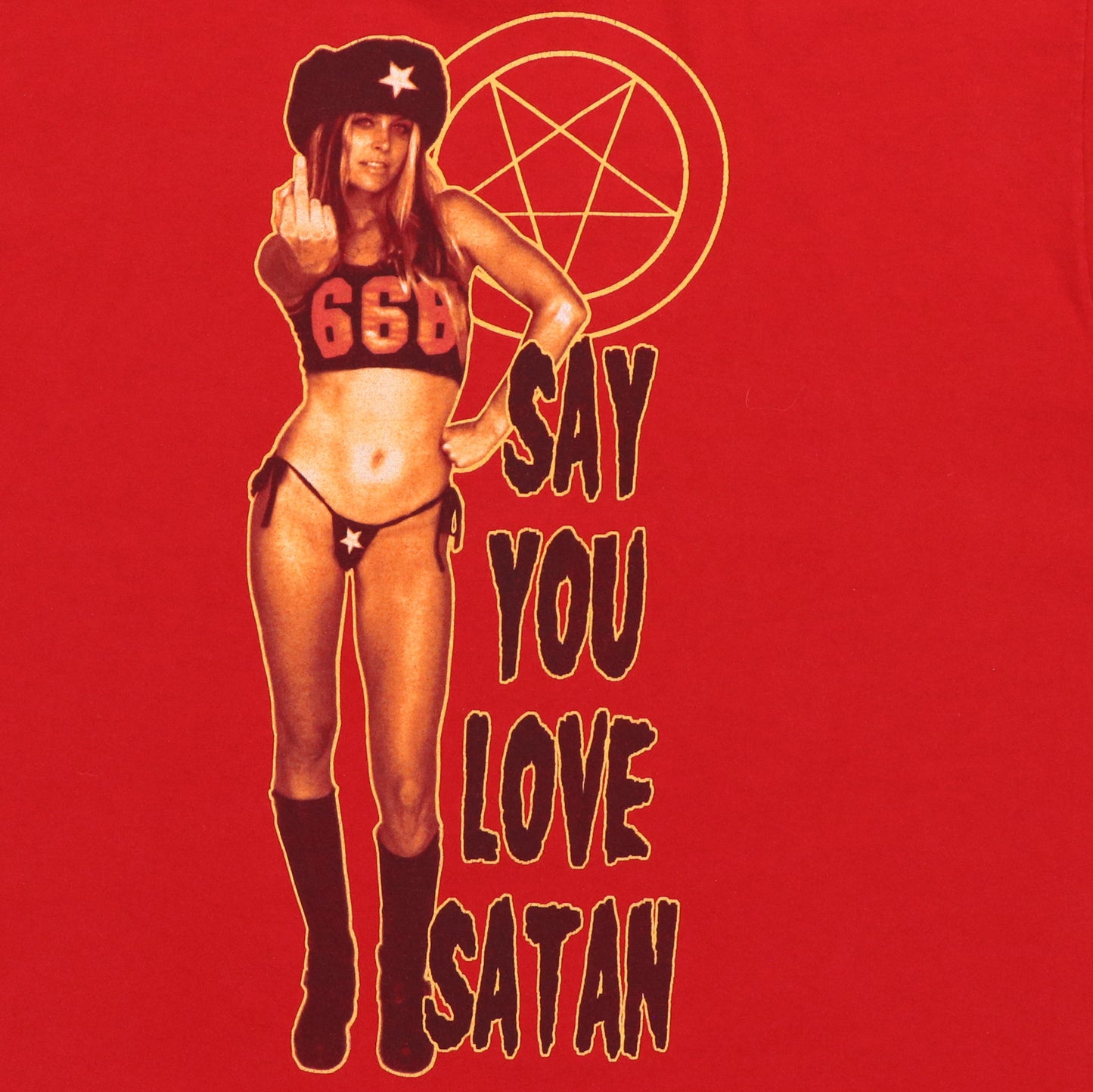 2002 Rob Zombie Say You Love Satan Shirt